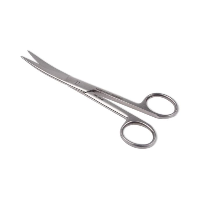Chirurgische schaar spits/spits 14 cm gebogen RVS