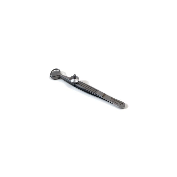 Desmarres chalazion pincet (ovaal) diam 18 mm/8 cm RVS