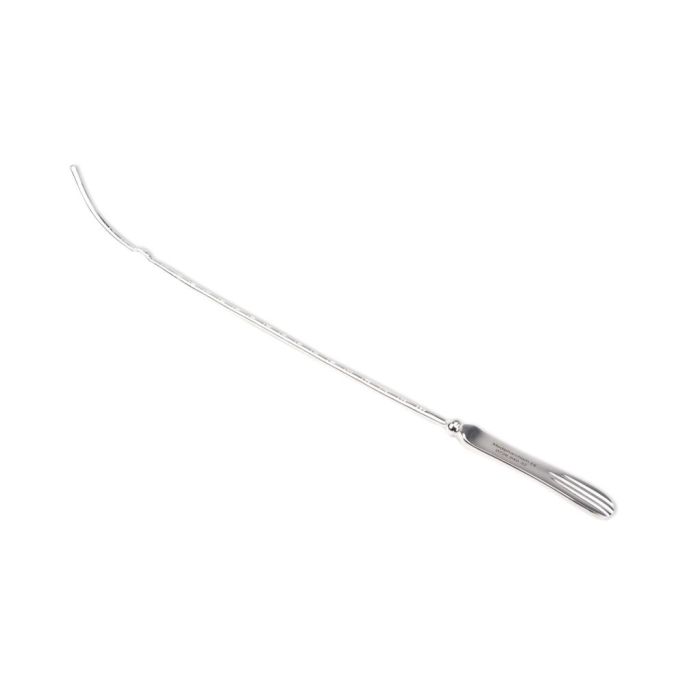 Martin uterussonde, zilver (buigzaam) 32 cm