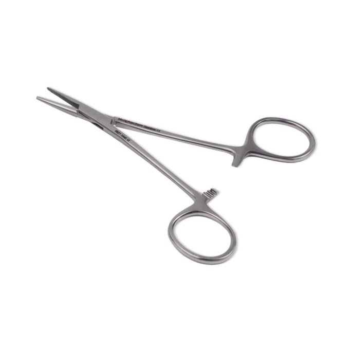 Arterieklem Mosquito Anatomisch 12 cm recht RVS