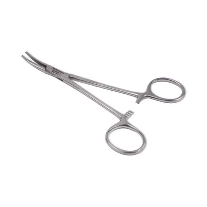 Mosquito arterieklem anatomisch 12 cm gebogen RVS