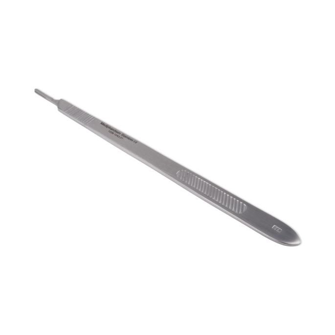 Scalpel handle nr. 3, lang model 21 cm RVS