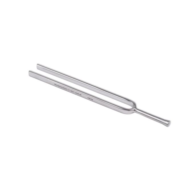 Stemvork 128 Hz, 20 cm nikkel
