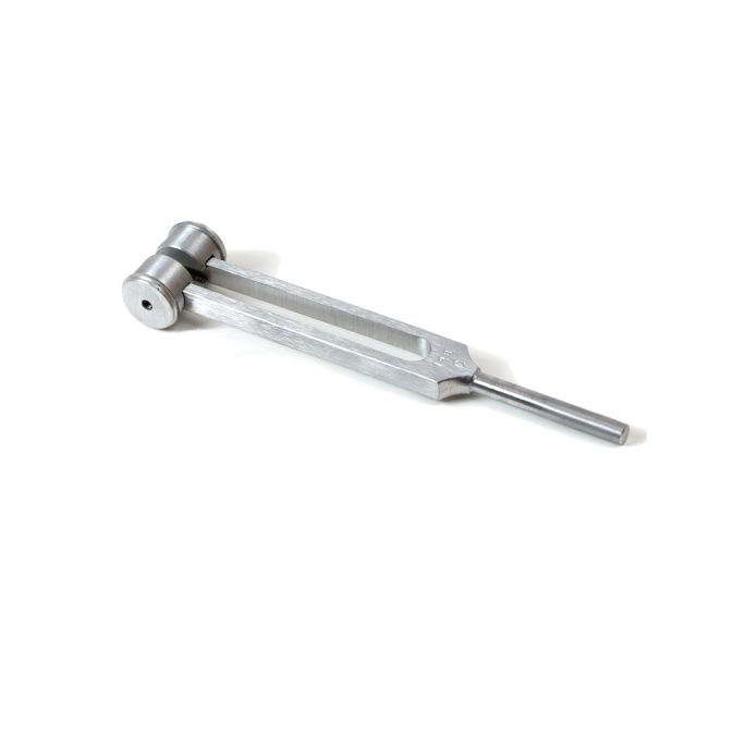 Stemvork 128 Hz, 19 cm aluminium met dempers