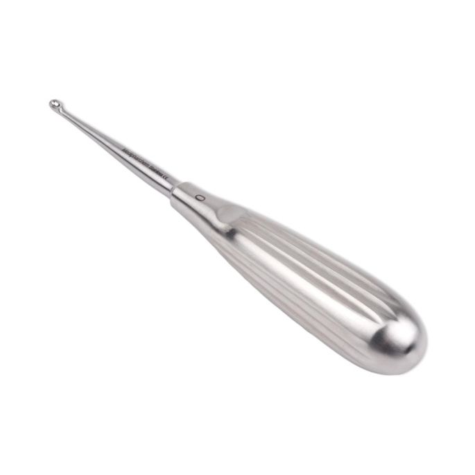 Volkmann scherpe lepel #3 = diam. 7 mm, RVS