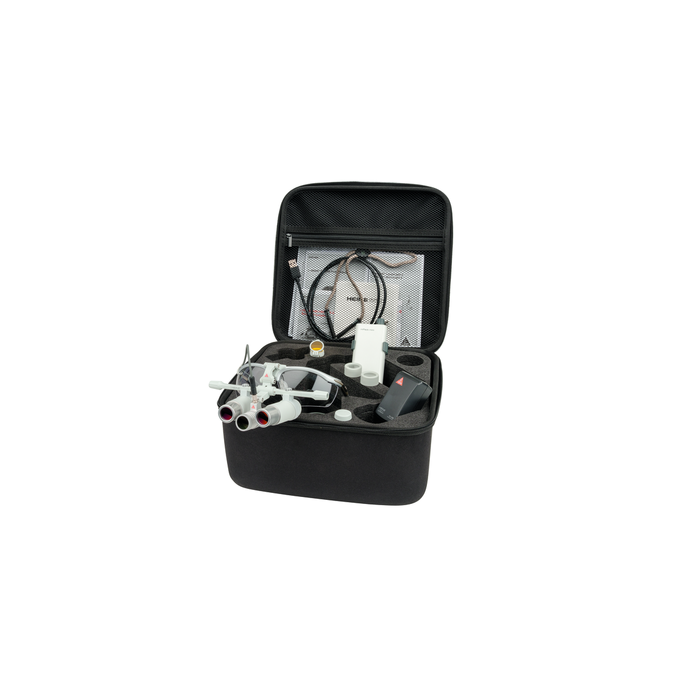 Heine LoupeLight2 set met HRP 3.5x loep (werkafstand 420mm)