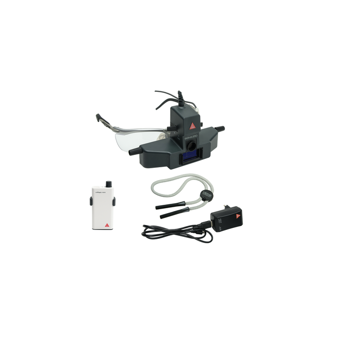 Heine SIGMA 250 M2 kit met S-FRAME, mPack mini en E4-USB plug-in transformator