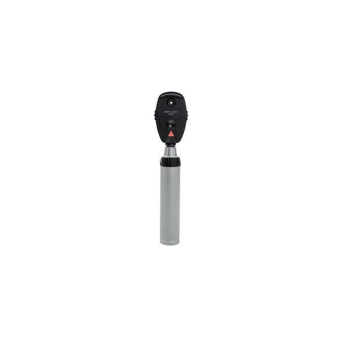 Heine BETA 200 Oftalmoscoop 3.5V XHL met BETA4 USB oplaadbaar handvat en USB-kabel en voeding
