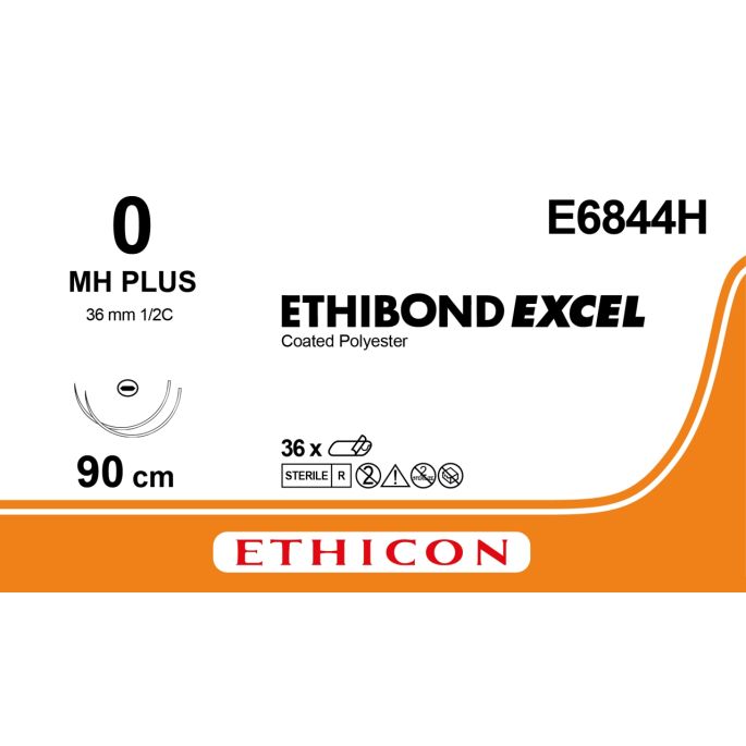 Ethibond Excel groen 0, MH PLUS naald, E6844H, 36 stuks