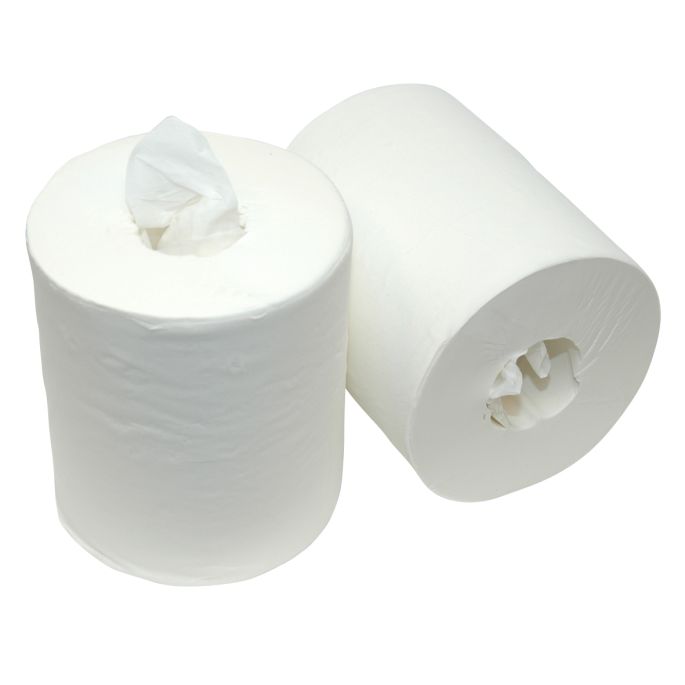 Midi Poetspapier zonder koker Cellulose 1-laags 270 m x 20 cm, 6 rollen