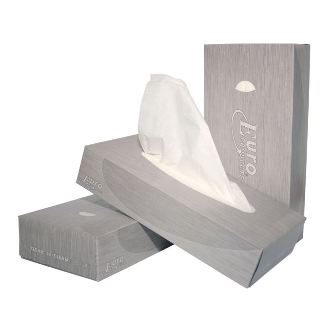 Facial Tissue Type Ice, cellulose 2-laags, 1 omdoos (40 x 100)
