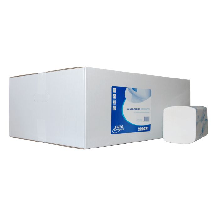 Handdoekpapier Interfold Cellulose 2-laags 42 x 22 cm