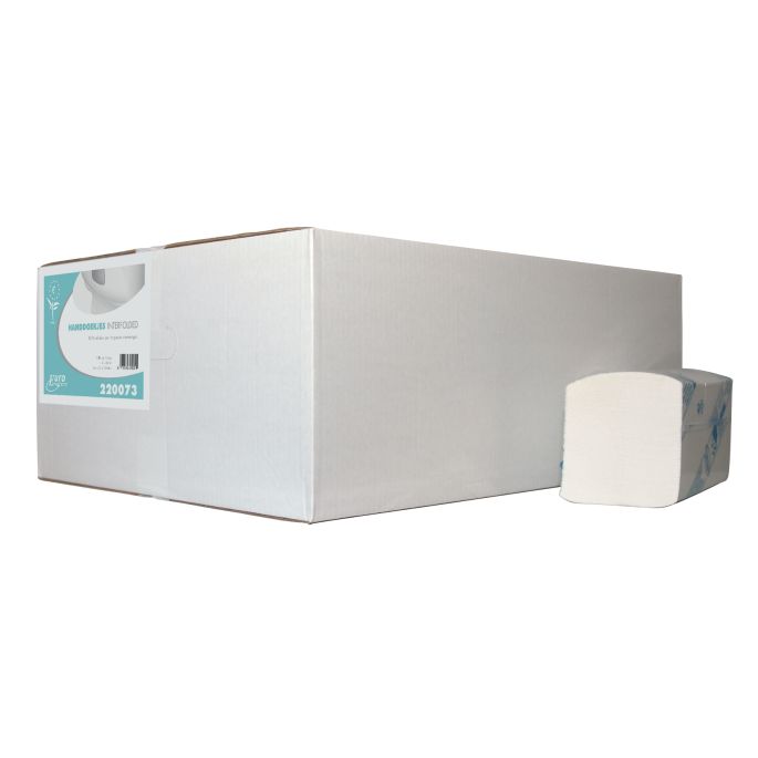 Handdoekpapier Interfold Cellulose 3l 32 x 22 cm