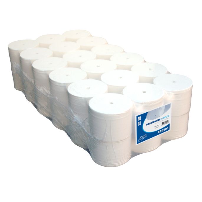 Toiletpapier Coreless Cellulose 2-laags 900 Vel, 36 rollen