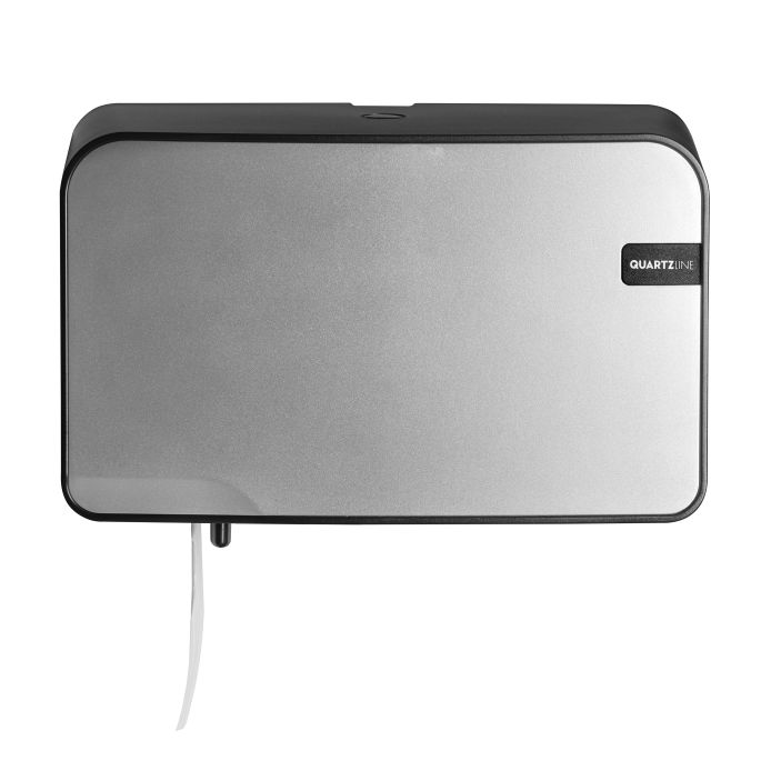 Quartz Silver Duo toiletrolhouder, Coreless