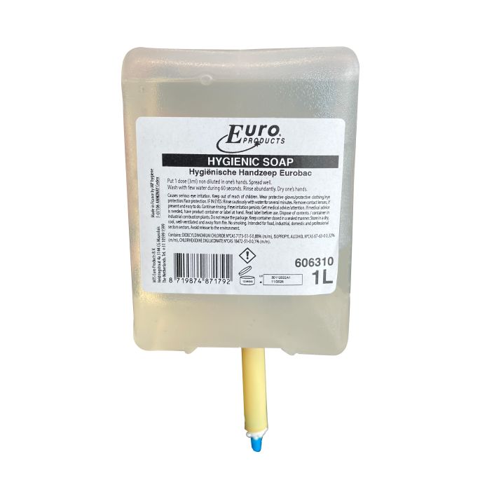 Euro Pearl Hygiënische Handzeep Eurobac - 6 x 1 Liter