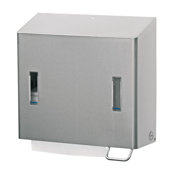 Santral Classic Handdoek en zeepdispenser, zeep rechts, 1200 ml 