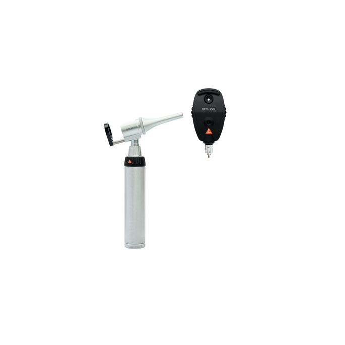 Heine G100 VET Diagnostische set, G100 spleetverlichtingskop en BETA 200 ophtalmoscoop, BETA batterijhandvat, LED