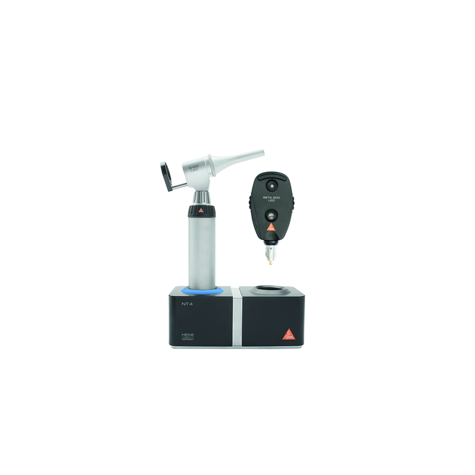 Heine G100 VET Diagnostische set, G100 spleetverlichtingskop en BETA 200 ophtalmoscoop, BETA4 NT oplaadbaar handvat met NT4 tafeloplader, LED