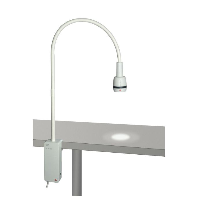 Heine EL3 LED onderzoekslamp met tafelklem