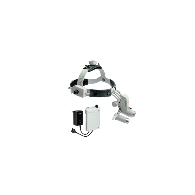 Heine ML4 LED hoofdlamp met HRP binoculaire loep 3.5x / 420 mm (zonder S-GUARD)