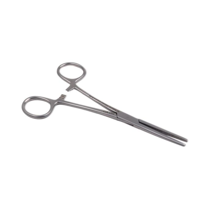 Pean linkshandige arterieklem 16 cm recht RVS