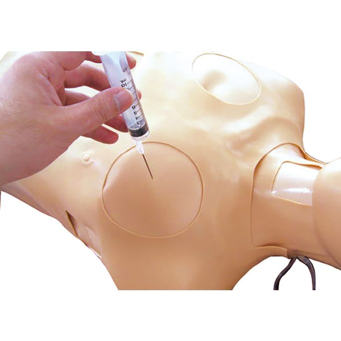 Trainer voor thoraxtrauma's