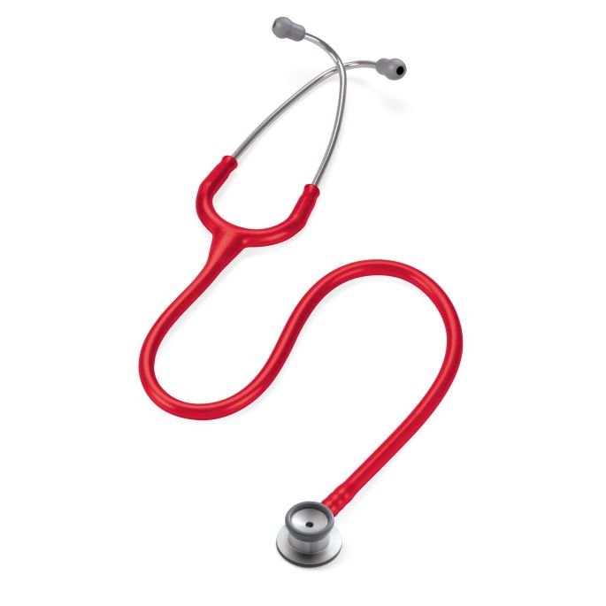 3M Littmann Classic II Infant Stethoscoop Rood | Rvs Geborsteld