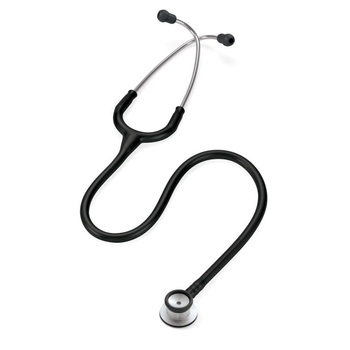 3M Littmann Classic II Infant Stethoscoop Zwart | Rvs Geborsteld