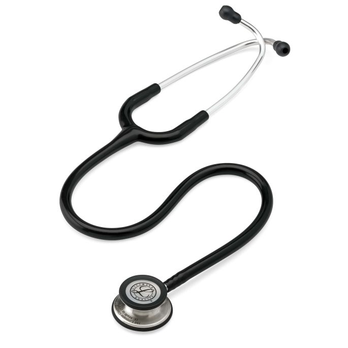 3M Littmann Classic III Monitoring Stethoscoop Zwart | Rvs Geborsteld