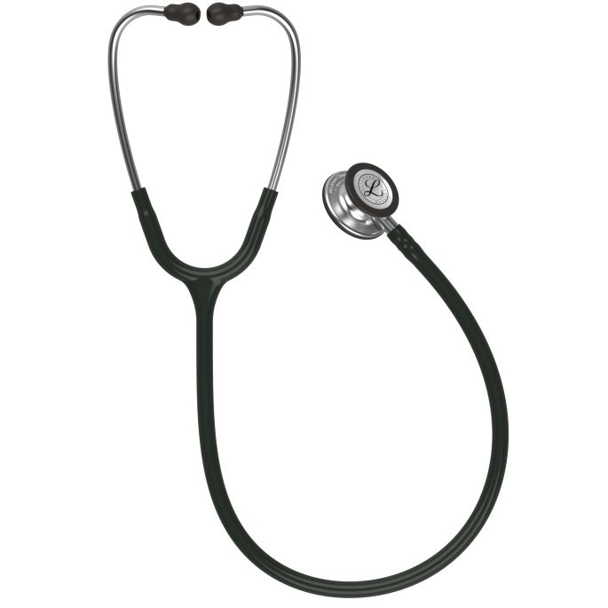 3M Littmann Classic III Monitoring Stethoscoop Zwart | Rvs Geborsteld