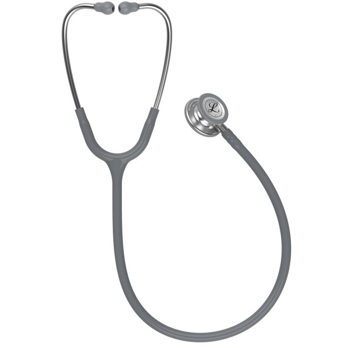 3M Littmann Classic III Monitoring Stethoscoop Grijs | Rvs Geborsteld