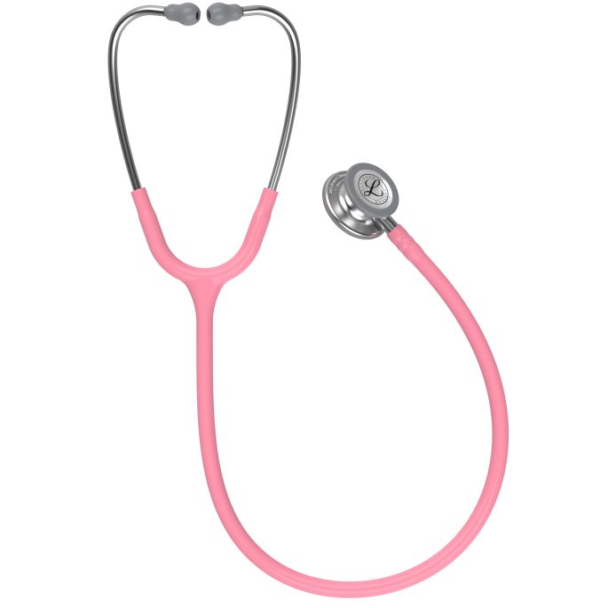 3M Littmann Classic III Monitoring Stethoscoop Parel Roze | Rvs Geborsteld