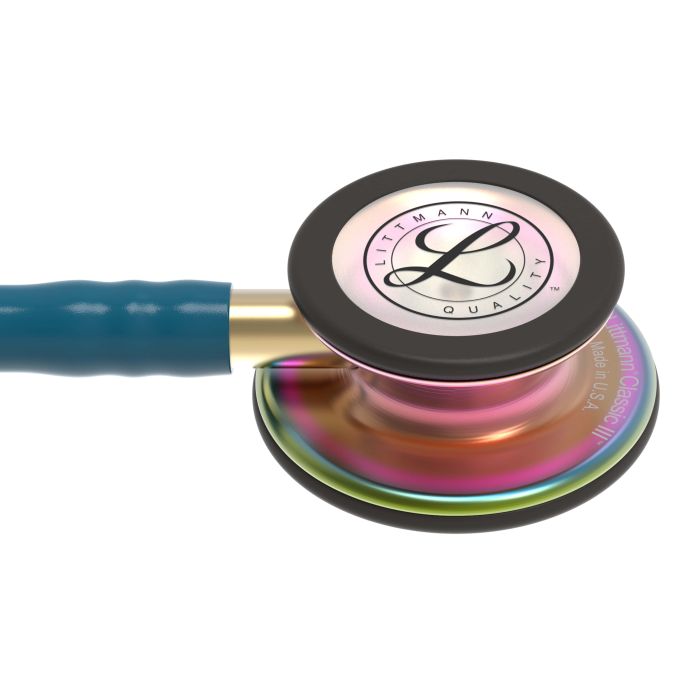 3M Littmann Classic III Monitoring Stethoscoop Caribisch Blauw | Rainbow