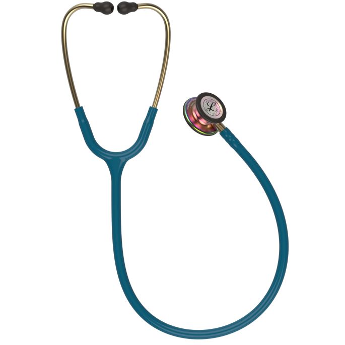 3M Littmann Classic III Monitoring Stethoscoop Caribisch Blauw | Rainbow