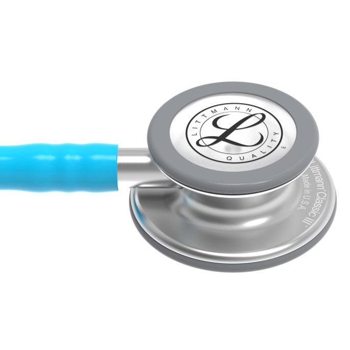 3M Littmann Classic III Monitoring Stethoscoop Turquoise | Rvs Geborsteld