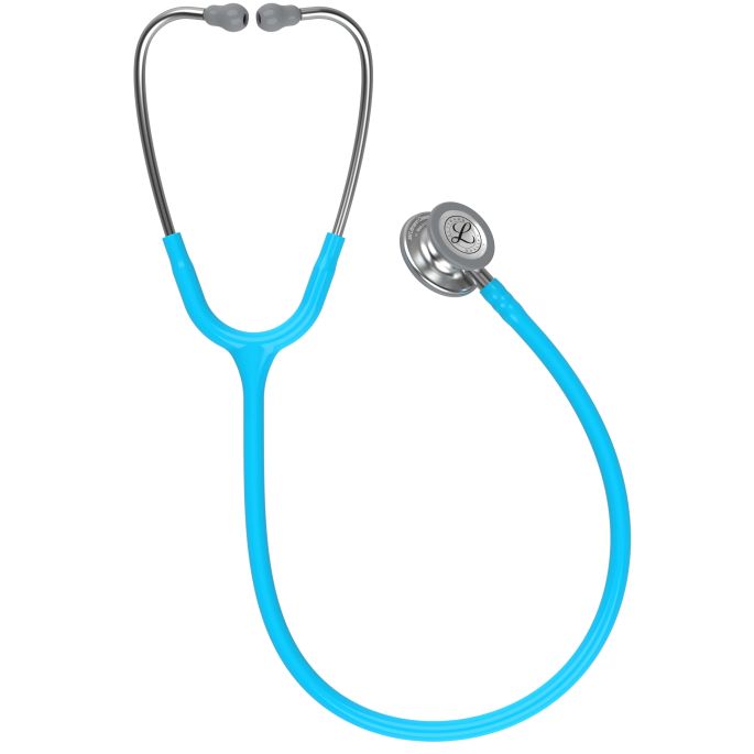 3M Littmann Classic III Monitoring Stethoscoop Turquoise | Rvs Geborsteld
