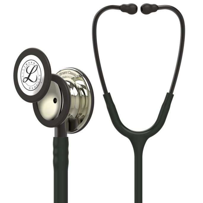 3M Littmann Classic III Monitoring Stethoscoop Zwart | Champagne