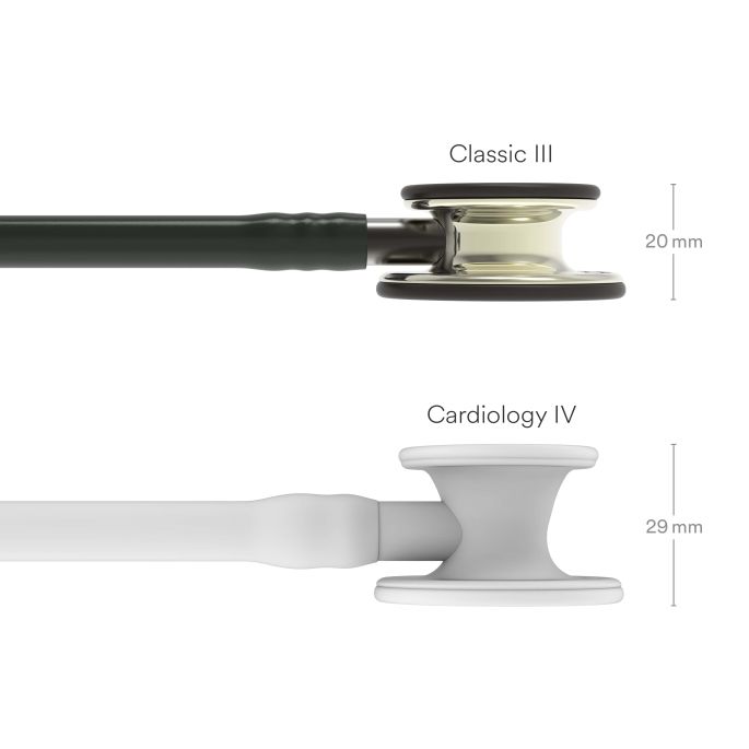 3M Littmann Classic III Monitoring Stethoscoop Zwart | Champagne
