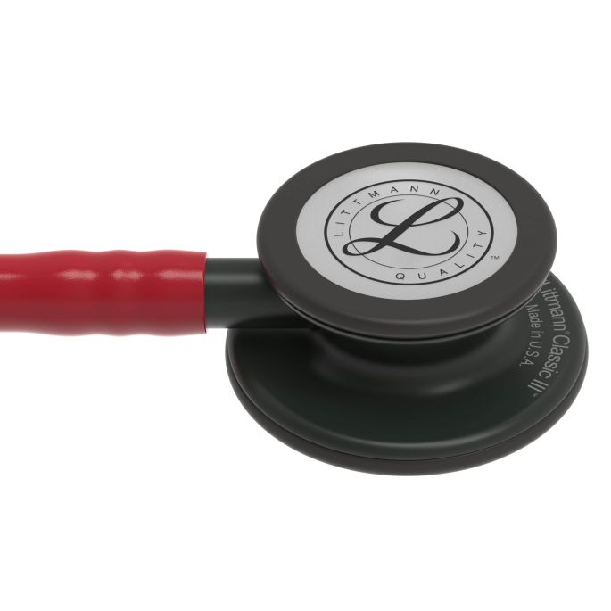 3M Littmann Classic III Monitoring Stethoscoop Bordeaux | Zwart