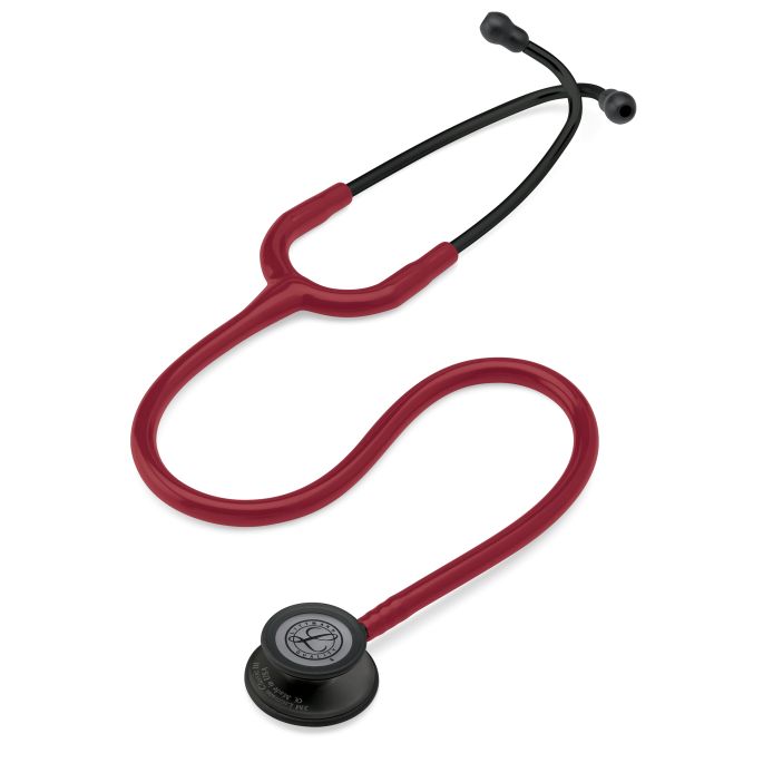 3M Littmann Classic III Monitoring Stethoscoop Bordeaux | Zwart