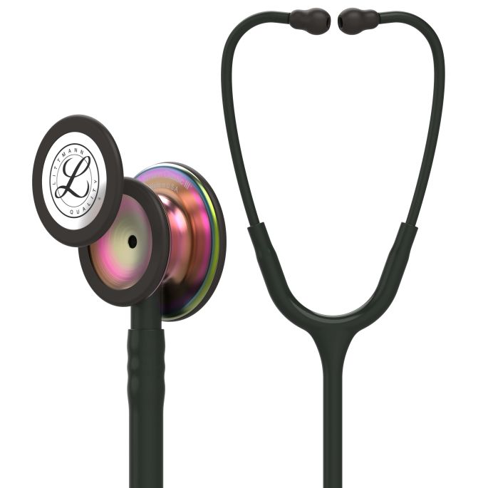 3M Littmann Classic III Monitoring Stethoscoop Zwart | Rainbow