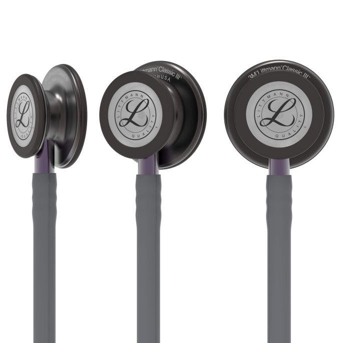 3M Littmann Classic III Monitoring Stethoscoop Grijs | Smoke