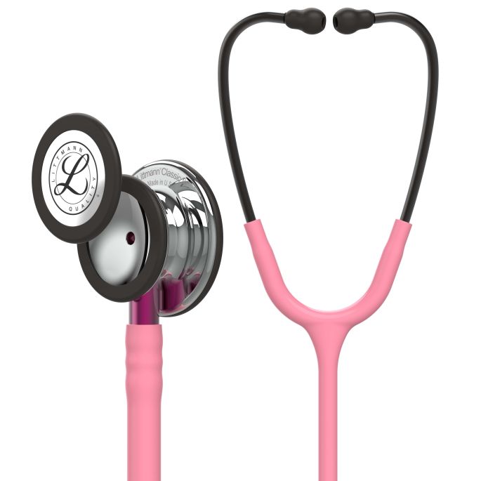 3M Littmann Classic III Monitoring Stethoscoop Parel Roze | Spiegel