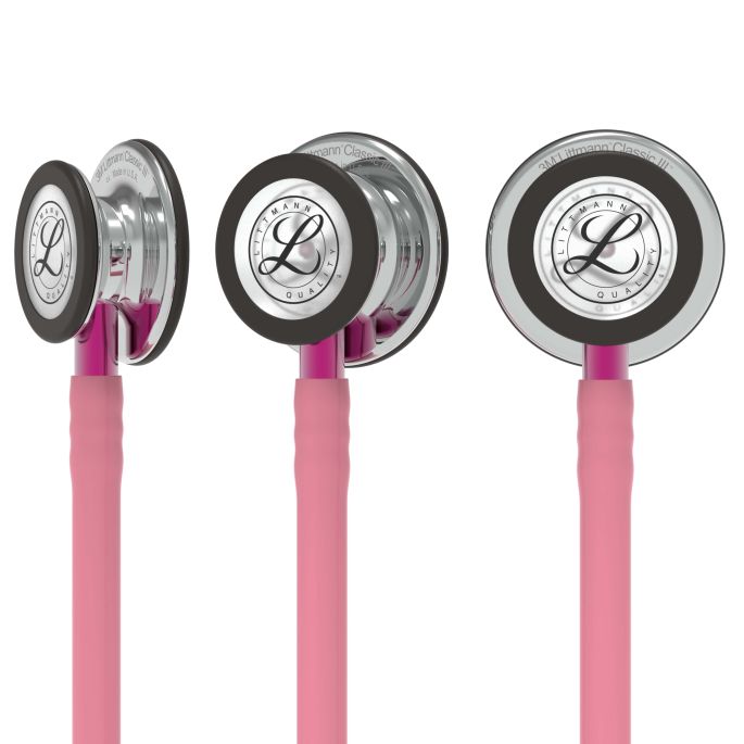 3M Littmann Classic III Monitoring Stethoscoop Parel Roze | Spiegel