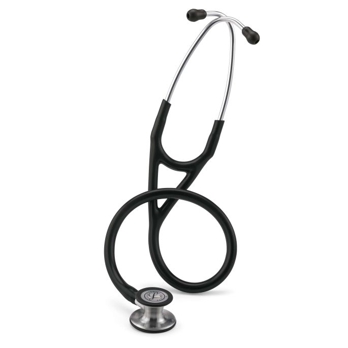 3M Littmann Cardiology IV Diagnostic Stethoscoop Zwart | Rvs Geborsteld