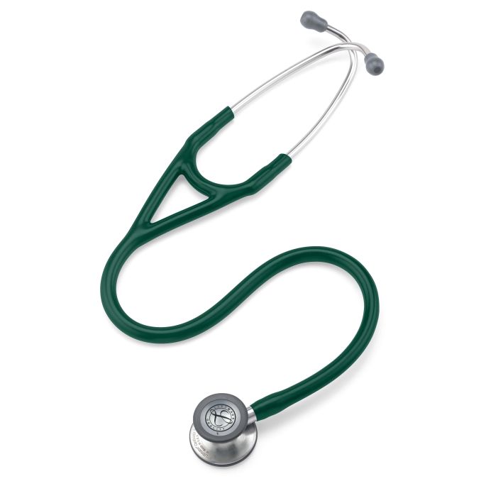 3M Littmann Cardiology IV Diagnostic Stethoscoop Jagers Groen | Rvs Geborsteld