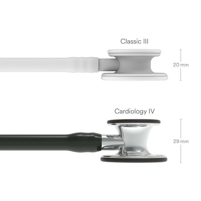 3M Littmann Cardiology IV Diagnostic Stethoscoop Zwart | Spiegel