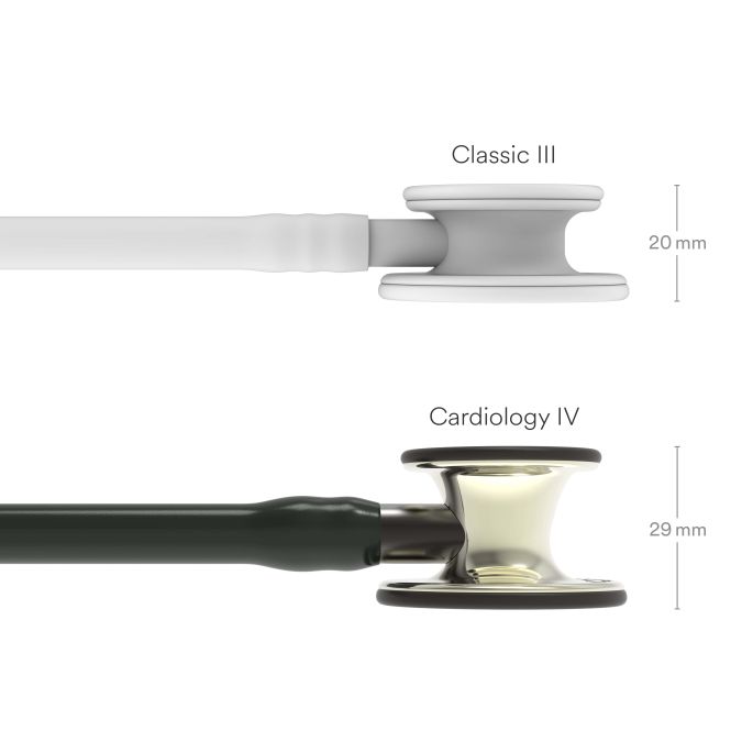 3M Littmann Cardiology IV Diagnostic Stethoscoop Zwart | Champagne