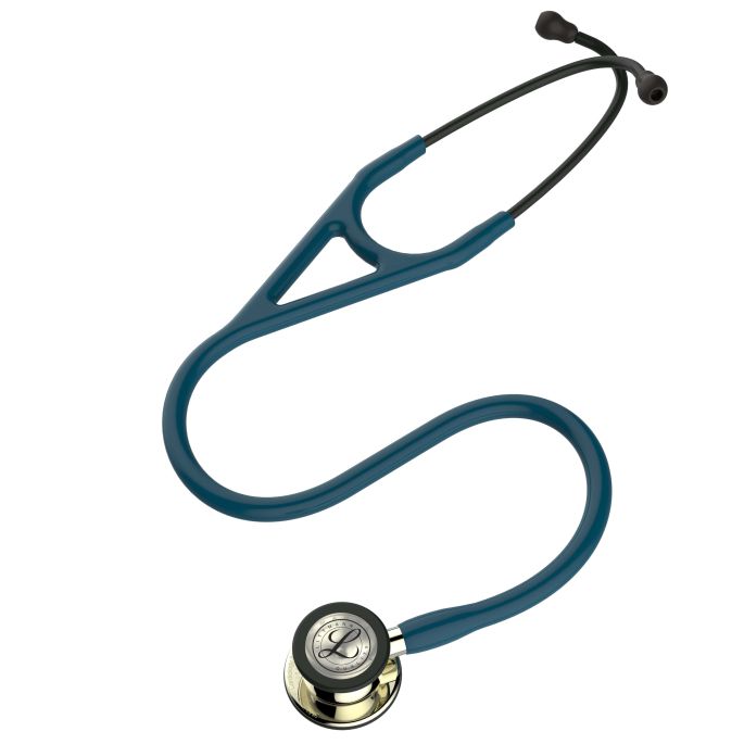 3M Littmann Cardiology IV Diagnostic Stethoscoop Caribisch Blauw | Champagne